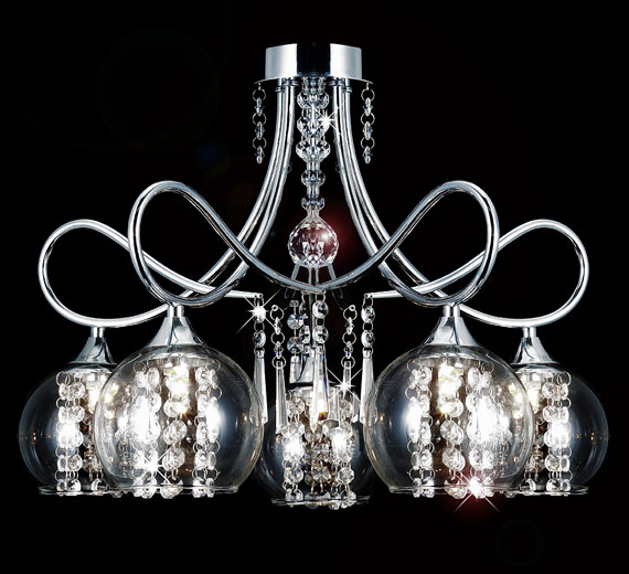 Ha835 orbius design kristall hängeleuchte Ã50cm