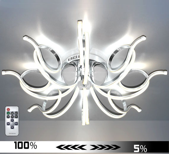 HA901 INFLEXUM [4000K Neutralweiß] LED 84cm  Deckenlampe Dimmbar + Fernbedienung