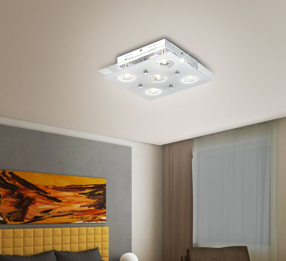 LED Deckenlampe Deckenleuchte Farbwechsel Lampe RGB Kinder Schlafzimmer