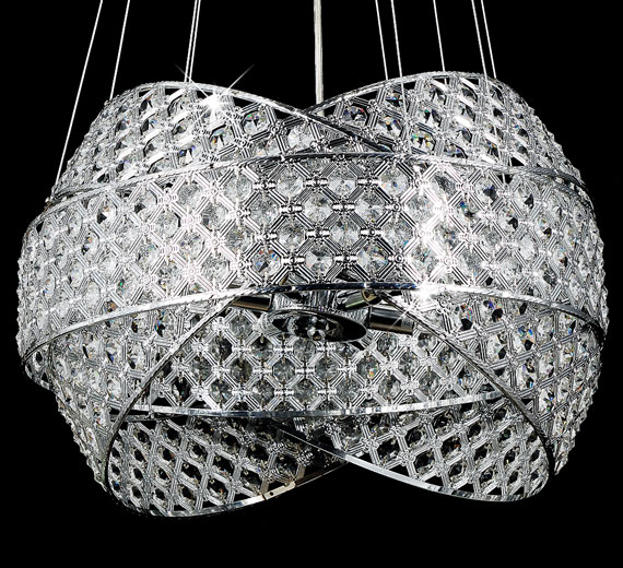 Luxus LED Design Kristall Deckenlampe Hängeleuchte Kronleuchter Lüster